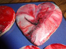 Festive Homemade Two Color Marbled Sugar Cookies With Choices (30 Cookies)