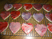 Festive Homemade Two Color Marbled Sugar Cookies With Choices (30 Cookies)