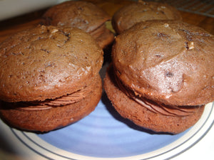 Espresso Enhanced Homemade Mocha Whoopie Pies (18 Cookies)