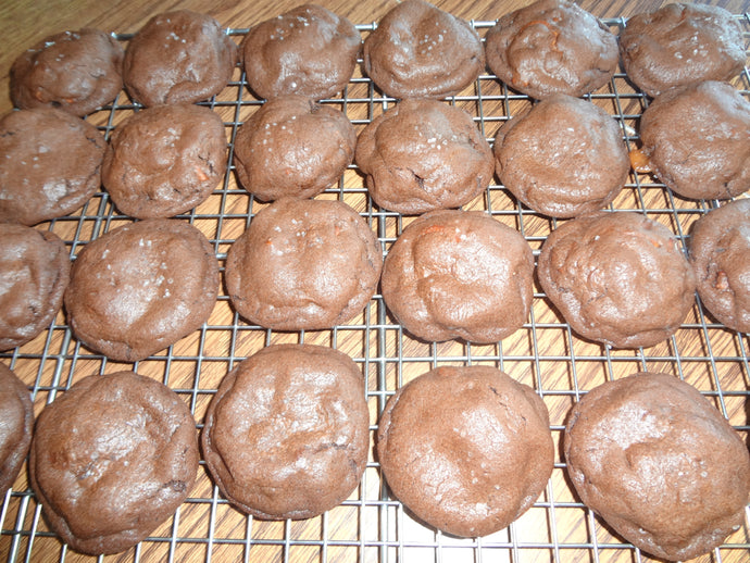 Rich Homemade Chocolate Salted Caramel Pretzel Cookies (3 Dozen)