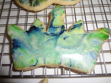 Festive Homemade Two Color Marbled Sugar Cookies With Choices (30 Cookies)