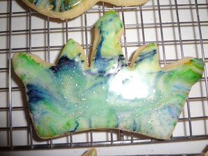 Festive Homemade Two Color Marbled Sugar Cookies With Choices (30 Cookies)