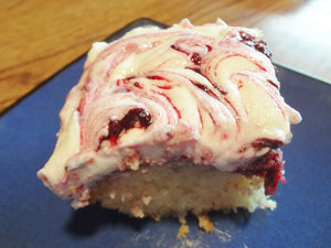 Delicious Homemade Swirled Blackberry Lavender Cake (13" x 9") Tray