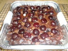 Super Fudgy and Deliciously Rich Homemade Roasted Cherry Chocolate Brownies (9" x 9") Tray