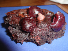 Super Fudgy and Deliciously Rich Homemade Roasted Cherry Chocolate Brownies (9" x 9") Tray