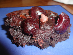 Super Fudgy and Deliciously Rich Homemade Roasted Cherry Chocolate Brownies (9" x 9") Tray
