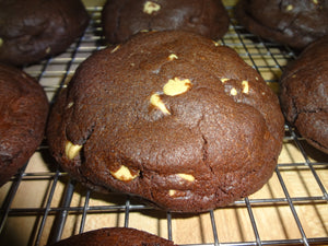 Thick, Rich and Chewy Homemade Copycat Bakery Chocolate Peanut Butter Chip Cookies (Choice of Quantity)