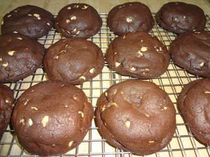 Thick, Rich and Chewy Homemade Copycat Bakery Chocolate Peanut Butter Chip Cookies (Choice of Quantity)