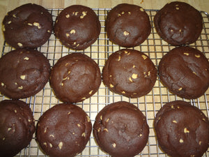 Thick, Rich and Chewy Homemade Copycat Bakery Chocolate Peanut Butter Chip Cookies (Choice of Quantity)