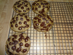 Homemade Copycat Bakery Cookies Coated in Chocolate Chips (6 Cookies)