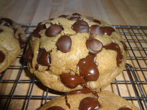 Homemade Copycat Bakery Cookies Coated in Chocolate Chips (6 Cookies)