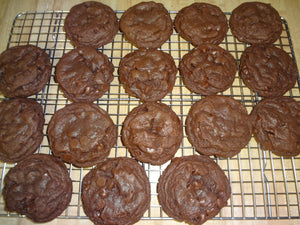 Decadent Homemade Chocolate Pudding Cookies (18 Cookies)