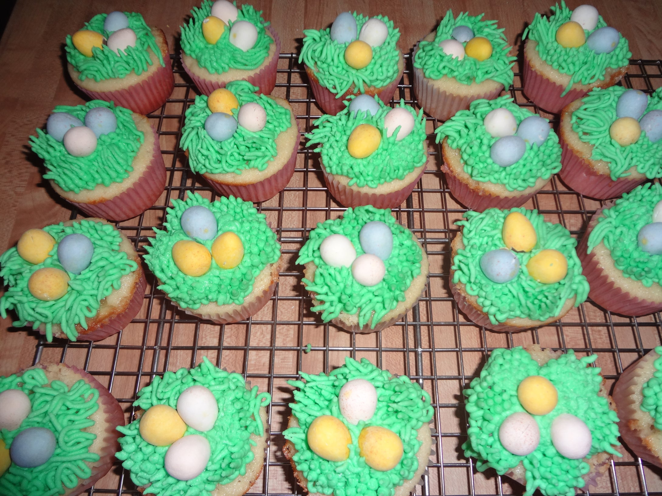 Homemade Easter/Spring Lemon Cupcakes (30 Cupcakes)