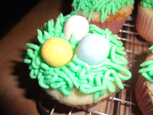 Homemade Easter/Spring Lemon Cupcakes (30 Cupcakes)