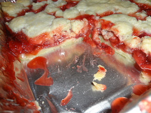 Homemade Fresh Strawberry Pie Bars With a Delightful Buttery Crust (13" x 9")