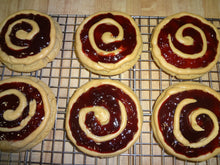 Copycat Crumbl Homemade Peanut Butter and Jelly Cookies (8 Cookies)