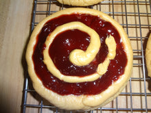 Copycat Crumbl Homemade Peanut Butter and Jelly Cookies (8 Cookies)