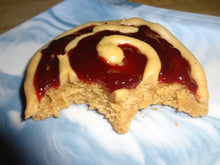 Copycat Crumbl Homemade Peanut Butter and Jelly Cookies (8 Cookies)