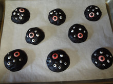 Scary Homemade Chocolate Chip Eyeball Cookies (18 Cookies)