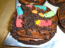 Homemade Copycat Crumbl Chocolate Dirt Cake Cookies (7 Large Cookies)