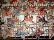 Festive Homemade Two Color Marbled Sugar Cookies With Choices (30 Cookies)