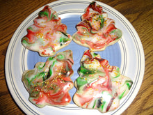 Festive Homemade Two Color Marbled Sugar Cookies With Choices (30 Cookies)