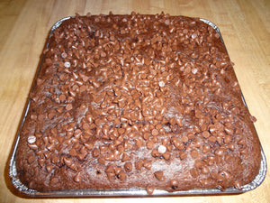 Chocolaty Homemade Double Chocolate Banana Cake (9"x 9") Tray