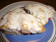 Tender and Moist Homemade Strawberry Shortcake Scones "American" Style (8 Scones)