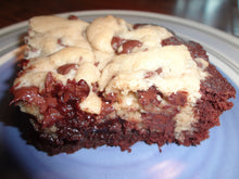Mouthwatering Homemade Cookie Dough Brownies (9" x 9") Tray