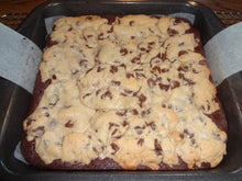 Mouthwatering Homemade Cookie Dough Brownies (9" x 9") Tray