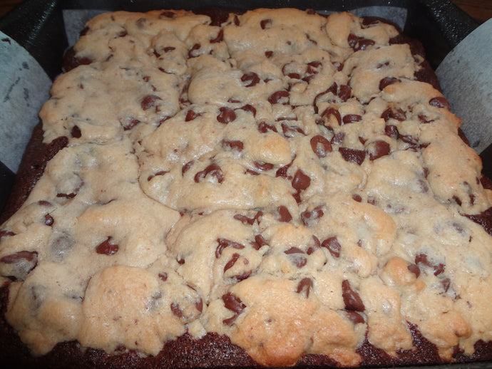 Mouthwatering Homemade Cookie Dough Brownies (9