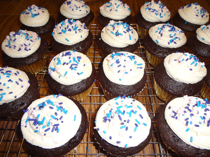 Any Time of Year Homemade Bailey's Irish Cream Cupcakes (2 Dozen)