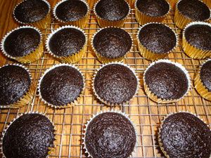 Ridiculously Moist Homemade Chocolate Cupcakes (18 Cupcakes) - Frosting Will Be Packaged Separately May Through September
