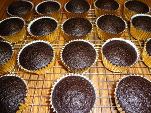 Ridiculously Moist Homemade Chocolate Cupcakes (18 Cupcakes) - Frosting Will Be Packaged Separately May Through September