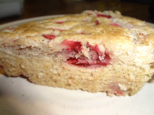 Tender and Moist Homemade Strawberry Shortcake Scones "American" Style (8 Scones)