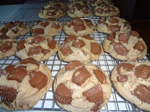Exceptionally Yummy Homemade Reese's Cookies (18 Large Cookies)