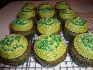 Excellent Homemade Matcha Green Tea Cupcakes (1 Dozen)