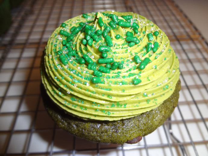 Excellent Homemade Matcha Green Tea Cupcakes (1 Dozen)