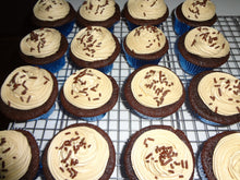 Coffee and Espresso Infused Homemade Mocha Cupcakes (16 Cupcakes)