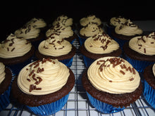 Coffee and Espresso Infused Homemade Mocha Cupcakes (16 Cupcakes)