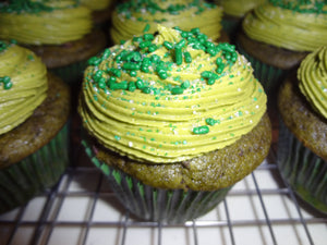 Excellent Homemade Matcha Green Tea Cupcakes (1 Dozen)