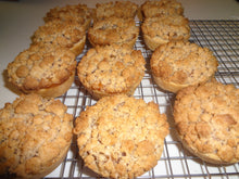 Homemade Crumble Mini Peach Pies (1 Dozen)