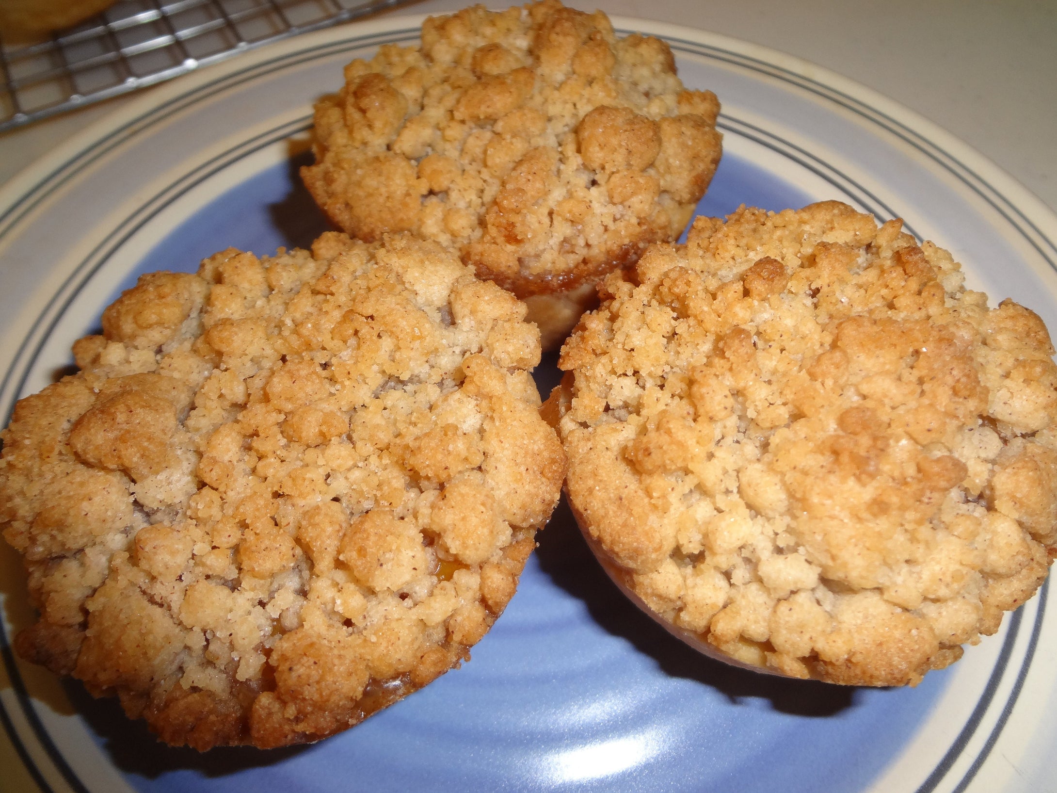 Homemade Crumble Mini Peach Pies (1 Dozen)