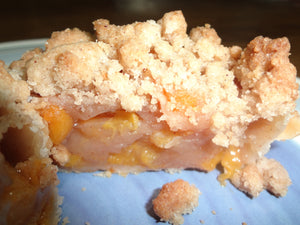 Homemade Crumble Mini Peach Pies (1 Dozen)