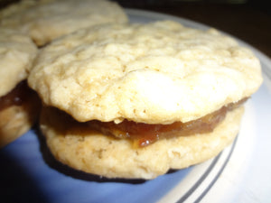 Rich and Delicious Homemade Old-Fashioned Date Filled Oatmeal Cookies (20 Cookies)