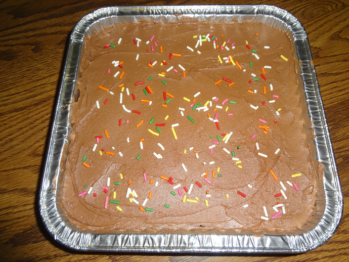 Homemade Bailey's Irish Cream Chocolate Brownies With Irish Cream Frosting (9
